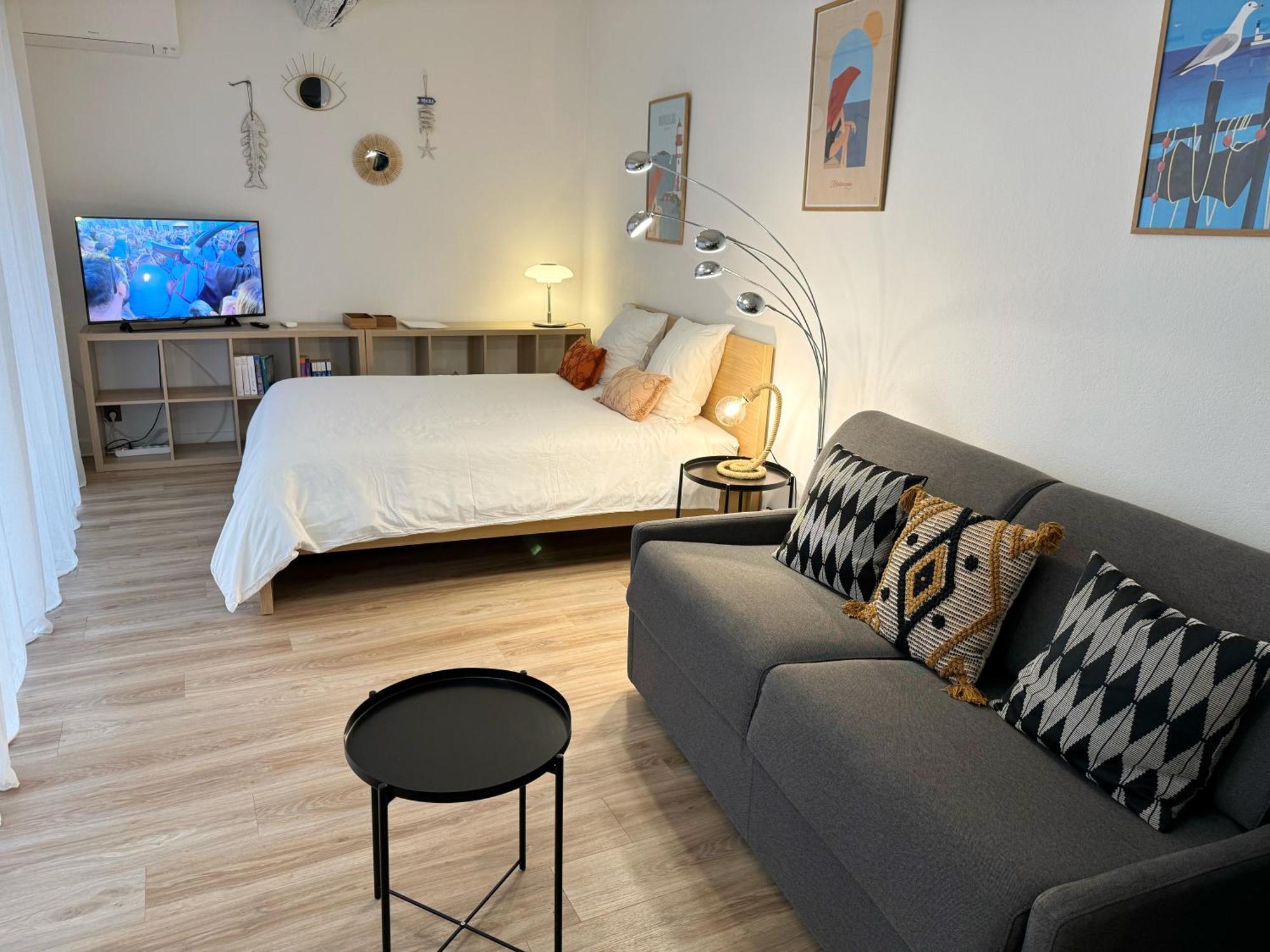 Charmant Studio Climatise A 200M De La Plage Mèze Kültér fotó