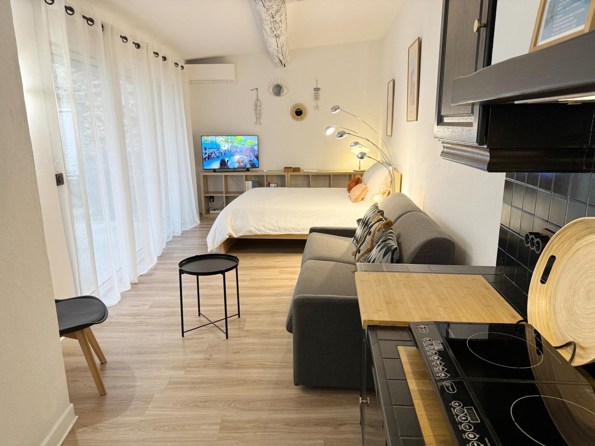 Charmant Studio Climatise A 200M De La Plage Mèze Kültér fotó